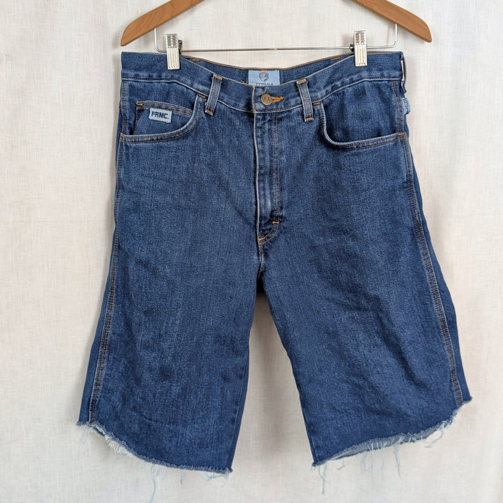 Men's Tyndale Denim Fire Resistant Cut-Off Shorts USA Made